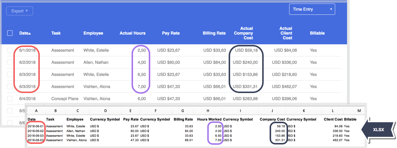 report-export-decimals